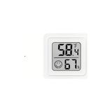 Mini Dijital Termometre ve Nem Ölçer LCD Ekranlı - Beyaz