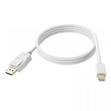 Mini displayport to displayport kablo 1.8 metre beyaz