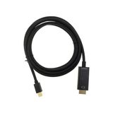 Mini Displayport To HDMI Kablo – 4K UHD 1080P Destekli, Tak Çalıştır, Ses ve Görüntü Aktarım Adaptörü, Laptop – Monitör – Tv Bağlantısı Için Dönüştürücü Kablo | 1.8 Metre | ZR167 - 1 GB - 00-Siyah - Beyaz - Option-1