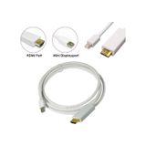 Mini Displayport To Hdmi Kablo Thunderbolt Apple Uyumlu MacBook Tv Bağlantı 3M