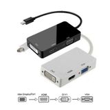 Mini Displayport to HDMI / VGA / DVI Çevirici 3 in 1 Thunderbolt