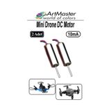 Mini Drone Motoru 2 Adet Çekirdeksiz Yüksek Hızlı Güçlü Deney Dc Dron Motoru Uçak Mini Drone Motoru Okul Helikopter