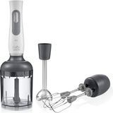 Mini El Blender Seti 900W, Şık Beyaz Renkli, Pratik ve Güçlü Mutfak Aleti