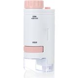 Mini El Mikroskopu, 200X Büyütme Kapasitesi, LED Işıklı Tasarım, HD Yüksek Görüntü Kaliteli, Tek Elle Rahat Kullanımlı, Hafif ve Kompakt Tasarımlı, Eğlenceli ve Öğretici Mini El Keşif Mikroskopu