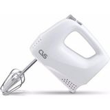 Mini El Mikseri 200W, Pratik ve Hafif, Beyaz Renk, Kolay Kullanım - Ahşap - Beyaz
