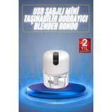 Mini El Rondosu Şarjlı Doğrayıcı Taşınabilir Rondo Blender 250 ml - Çok Renkli