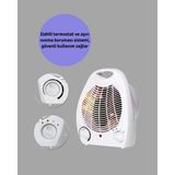 Mini Elektrikli Isıtıcı – 2000W Güç, Fanlı Isıtma, 3 Isı Modu Nemere