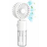 Mini Fan Şarjlı El Fanı Beyaz Boyuna Asmalı Usb Type-C Şarjlı 4 Kademeli Taşınabilir Vantilatör Serinletici Fan