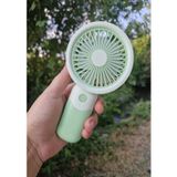 Mini Fan Usb Şarjlı Mini El Fanı Taşınabilir Vantilatör 3 Kademeli Sessiz Fan Telefon Tutucu Yeşil R