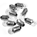 Mini Fener Ampul 1.5V Vidalı 50'li Paket - Seçeneksiz - Şeffaf