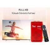 Mini Full Hd Uydu Alıcısı Tak Çalıştır, Yeni Model, Kolay Kullanım - Açık Gri