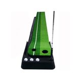 Mini Golf Antrenman Sahası Ahşap Golf Egzersiz Matı Çim Golf Matı 3 Adet Top Ve Golf Sopası Hediye