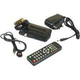 Mini Göz Böcek Uydu Tüplü Tv Uyumlu Scart Alıcı - Ahşap