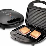 MİNİ GRANİT ELEKTRİKLİ TOST MAKİNESİ 2 TOST YAPIŞMAZ YÜZEY 750W SSM-2513 (2818)