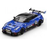 Mini GT 1/6 Lb-Silhouette Works GT Nissan 35GT-RR Ver.2 Ahşap Oyuncak Mavi Detaylı Model - Seçenek