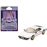 MINI GT 1:64 Esprit Turbo White - İngilizce Sürüm Ambalaj - Sınırlı Üretim 1/64 Diecast Model Araba
