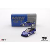 Mini GT 1/64 Mazda AZ-1 Liberty Walk LB40PILOT MGT01047 Die-Cast Model Araç Mavi