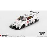 Mini GT 1:64 Nissan LB-ER34 Super Silhouette ATHLETE/COLLET Diecast Model Araba