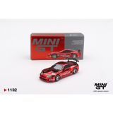 Mini GT 1:64 Toyota Supra A80 Top Secret GT-300 Red Chrome Model Araba MGT01132