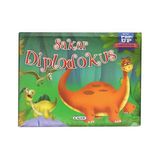 Mini Hareketli Kitaplar - Sakar Diplodokus - Çiçek Yayınları