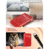 Mini Hd Uydu Alıcısı, Wifi Anten ve 1 Yıl Free Iptv Hediye - Açık Gri