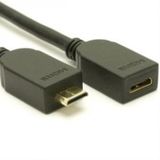 Mini HDMI Erkek - Dişi Uzatma Kablosu 30 cm