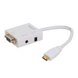 Mini HDMI to VGA + Ses Dönüştürücü
