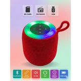 Mini Işıklı Bluetooth Speaker Taşınabilir Ses Bombası Stereo Yüksek Kalite Hoparlör Ses Seviyesi