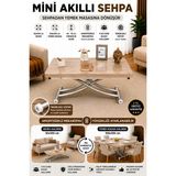 Mini Juppo Akıllı Sehpa Çalışma Masası Yer Sofrası Yemek Masası - KROM İÇ - ANTİKLAYT