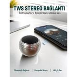 Mini Kablosuz Hoparlör Derin Bas Tws Bağlantı Şarjlı Model Yeni Nesil Nemere - 1