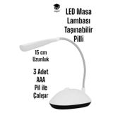 MİNİ Katlanabilir LED Masa Lambası PİLLİ
