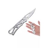 Mini Katlanır Çakı Paslanmaz Çelik Cep Çakısı Anahtarlıklı Edc Çakı