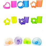 Mini Kelebek Şekilli Neon Mor Stres Yayı Oyuncak Stres Yayı - 3 cm çapında - 1 Adet