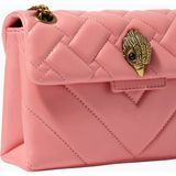 Mini Kensington Leather Shoulder Bag, Yüksek Kaliteli Deri ve Zarif Mini Omuz Çantası - Pembe