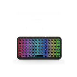 Mini Klavye Smarttv Işıklı Bluetooth Kablosuz Televizyon Ps3 Dizüstü Tabletler Ve Telefonlar İçin