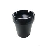 Mini Kokusuz Sert Plastik Oto Araba Küllük Siyah
