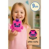 Mini Koleksiyonluk ZURU Fuggler Baby Fuggs Komik Çirkin Peluş Oyuncak Greedy Grinner Pembe 9cm