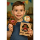Mini Koleksiyonluk ZURU Fuggler Baby Fuggs Komik Çirkin Peluş Oyuncak Hedge Grog Kahverengi 9cm