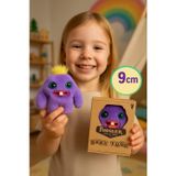 Mini Koleksiyonluk ZURU Fuggler Baby Fuggs Komik Çirkin Peluş Oyuncak Mr Needles Mor 9cm