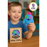 Mini Koleksiyonluk ZURU Fuggler Baby Fuggs Komik Çirkin Peluş Oyuncak Sasquoosh Mavi 9cm