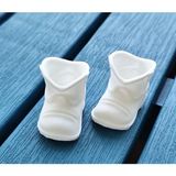 Mini Kovboy Çizme Model Oyuncak Bebek Ayakkabı Aksesuar - Beyaz