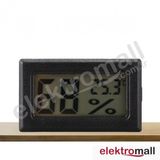 Mini Lcd Dijital Elektronik Siyah Termometre Higrometre Sıcaklık Nem Ölçer (KABLOSUZ)