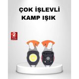Mini LED Anahtarlık Fener – Şişe Açacağı, Tornavida, Düdük ve USB Şarj Özellikli - 0,5