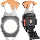 Mini LED El Feneri, Anahtarlık, 7 Mod, Küçük El Feneri, Şarj Edilebilir, 1000 Lümen, Çok Fonksiyonlu Kamp Aletleri, Mıknatıslı Çalışma Lambası, Dış Me - 0,5