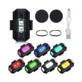 Mini Led Flash 7 Renk RGB USB Şarjlı Araba Motosiklet Bisiklet Drone Uyumlu