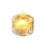 Mini LED Lamba, PVC, 3.50x3.50x4.00 cm, Dekoratif Masaüstü Aydınlatma, Sıcak Işık, Raf ve Vitrin için