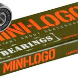 Mini Logo Bearings 608ZRS Serisi 3 Kaykay Rulmanı, Gümüş, Tek Beden