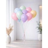 Mini Makaron Karışık Renk Lateks Balon – Kalisan Parti Süsleme Balonları 12 cm 100'LÜ - 1 Adet