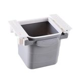 mini Masa Çöp Kovası Plastik Tezgah Altı Geri Çekilebilir yapışkanlı Görünmez Bölme Prat