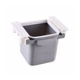 Mini Masa Çöp Kovası Plastik Tezgah Altı Geri Çekilebilir Yapışkanlı Görünmez Bölme Pratik